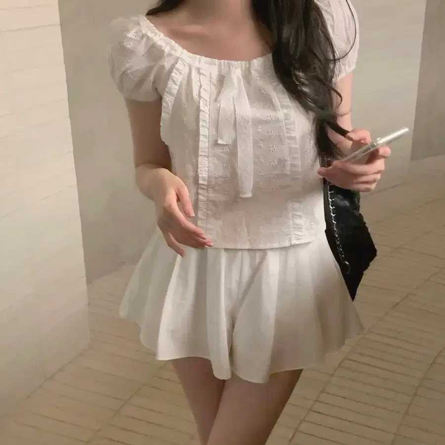 revoir 르브아 포미 블라우스 새상품