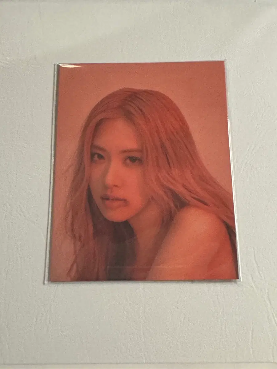 블랙핑크 킬디스러브 로제 포토카드