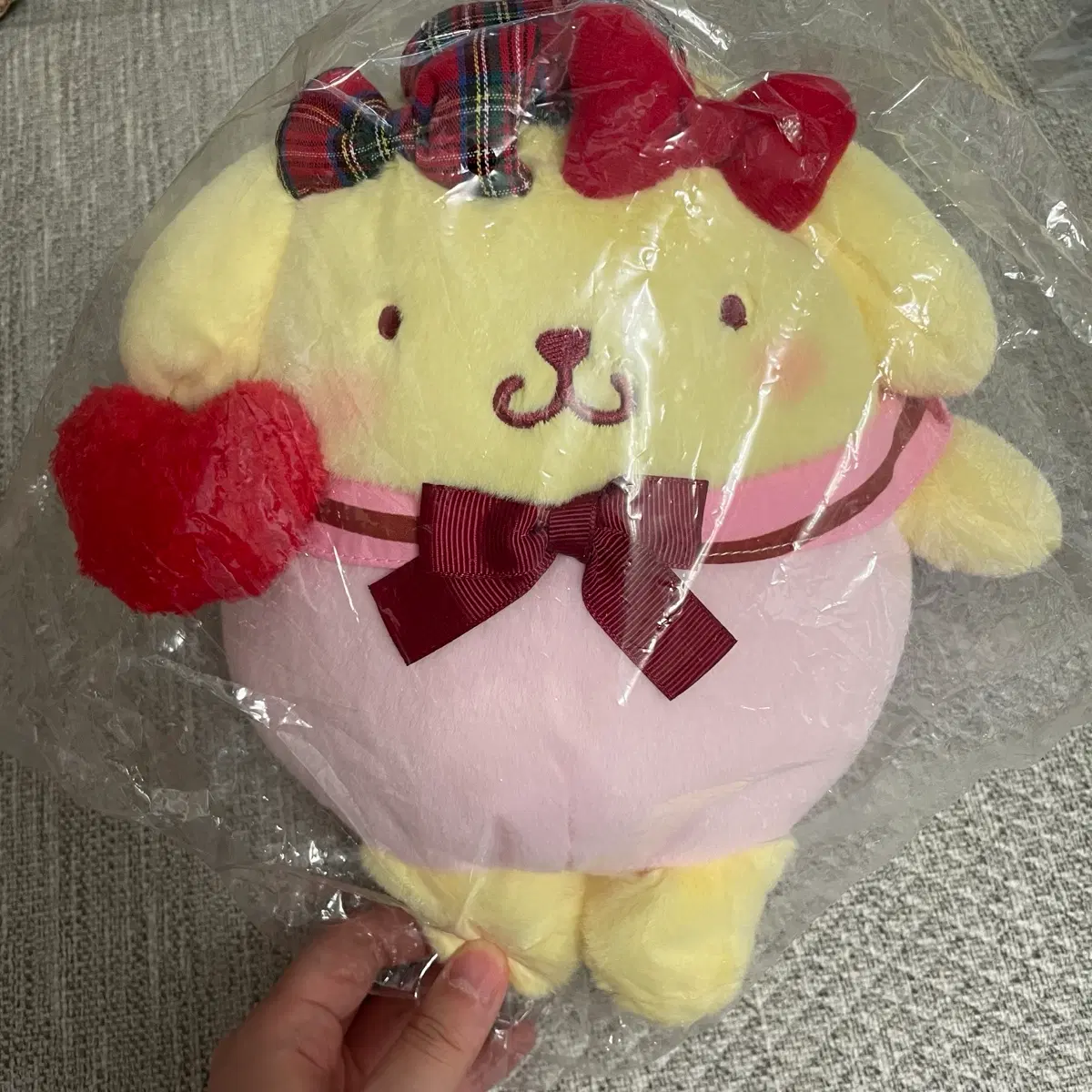 산리오 폼폼푸린 리본 누이