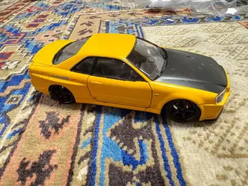 1/24 닛산 NISSAN R34 스카이라인 GT-R 전체 도색 완성품