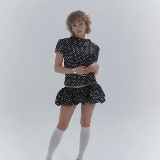 카나리 KANARI 벌룬 쇼츠 도트