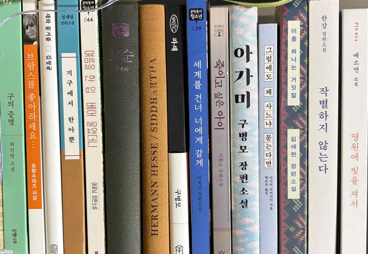 도서 책 소설책 판매 양도 구의 증명 모순 한강 이꽃님 구병모