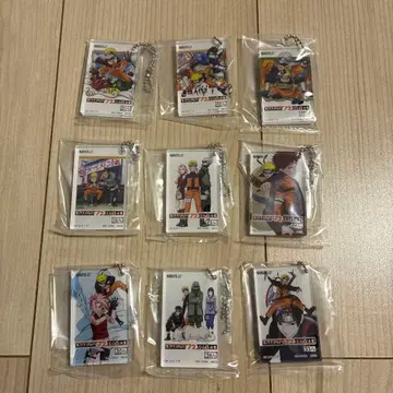 NARUTO 72 시리즈 아크릴 키링 전9종 세트