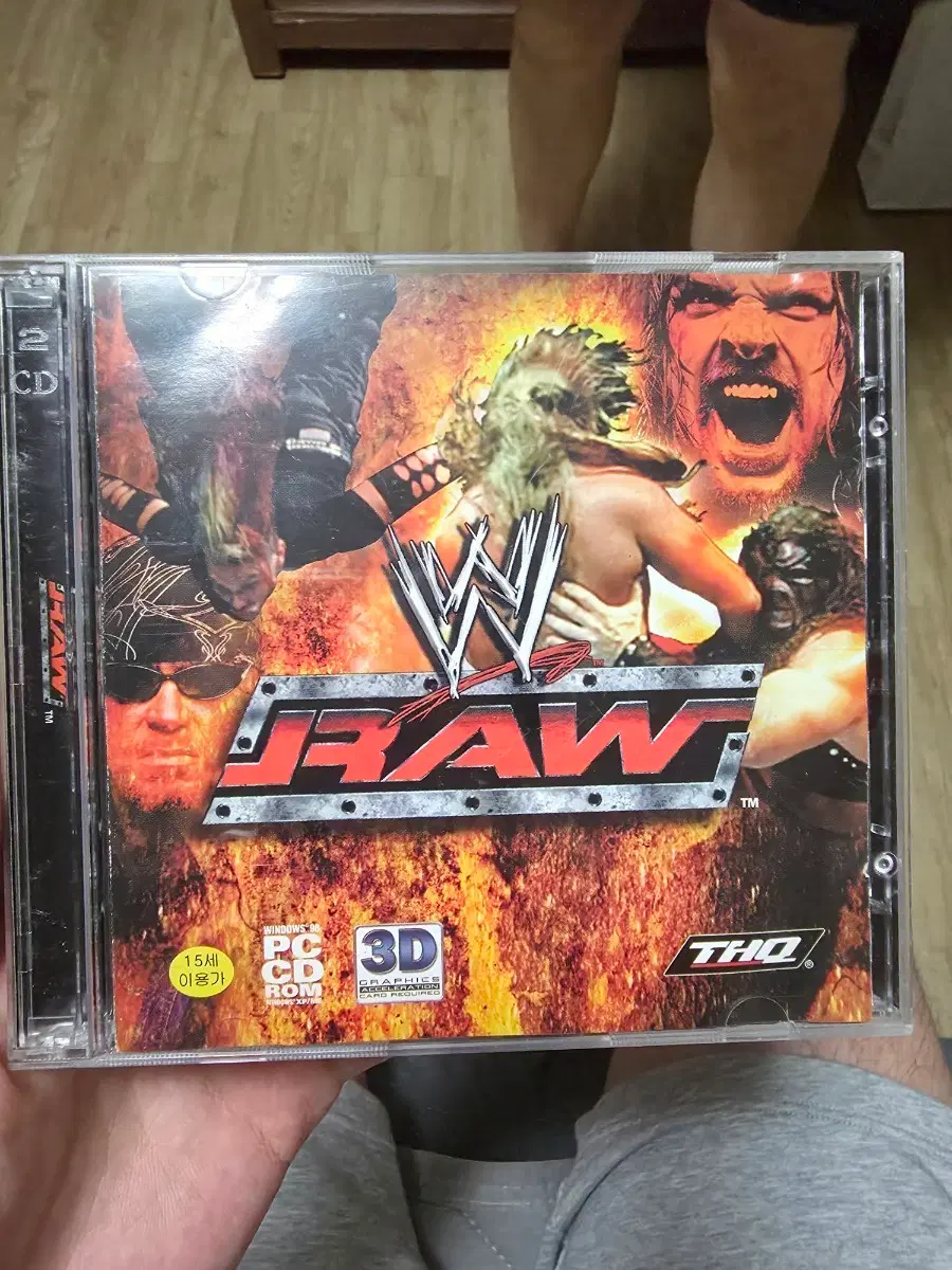 WWE RAW CD게임