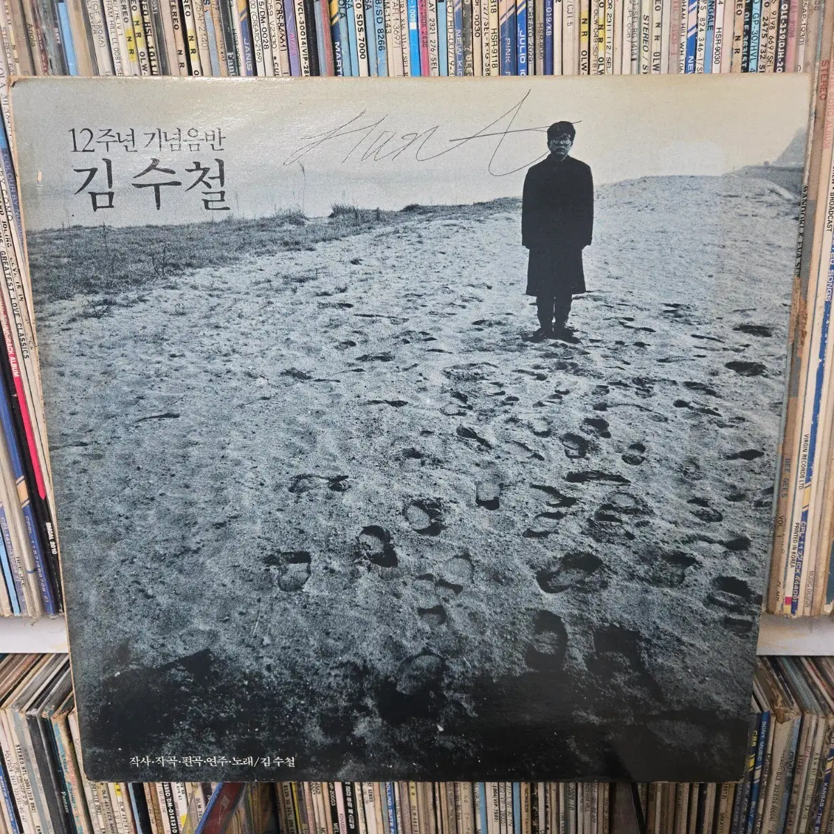 김수철 12주년 기념음반 LP판