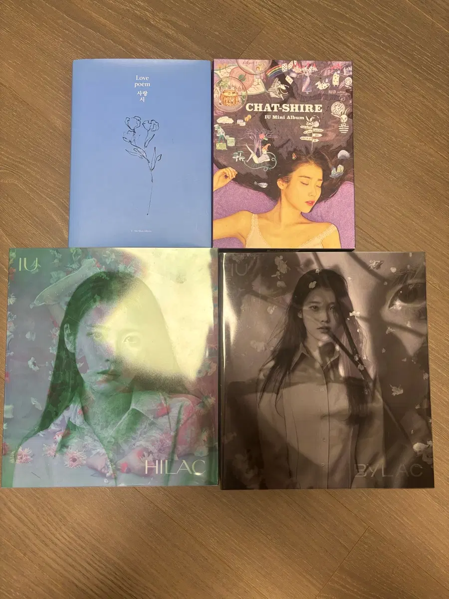 아이유 (IU) 앨범 4종 (CHAT-SHIRE, Love poem, LILAC-HILAC&BYLAC)