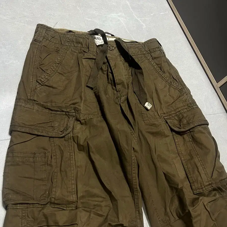 [33] 00s 빈티지 아베크롬비 카키 카고 팬츠 바지