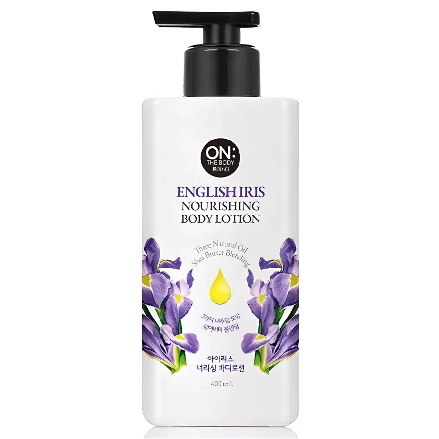 [새상품] 온더바디 바디로션 잉글리쉬 아이리스 400ml