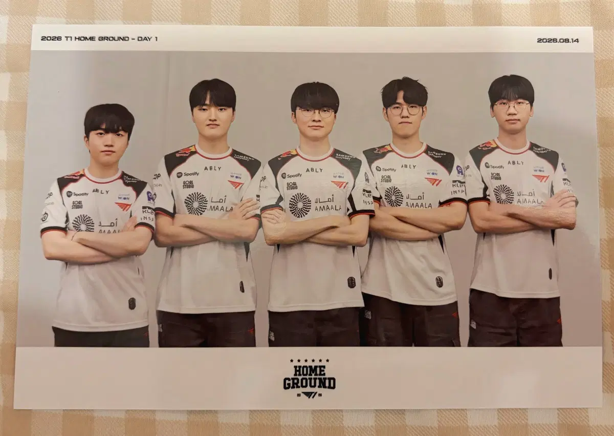 2026 티원 T1 Home Ground 멤버십 DAY 1 엽서