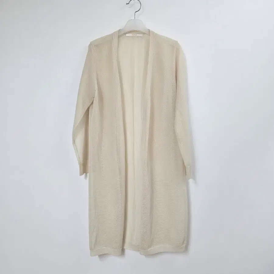 BCBG 시스루 롱가디건