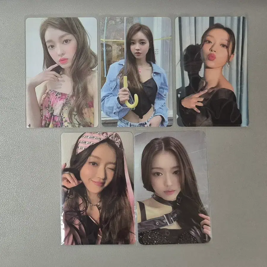 오마이걸 유아 포카 4장 일괄 유시아 포토카드 던던댄스 리얼러브 미공포 특전