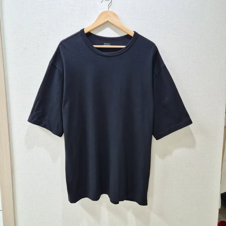 무신사 오버핏 반팔티 블랙 2XL