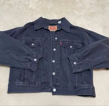 Levi's 다크 그레이 데님 자켓 S