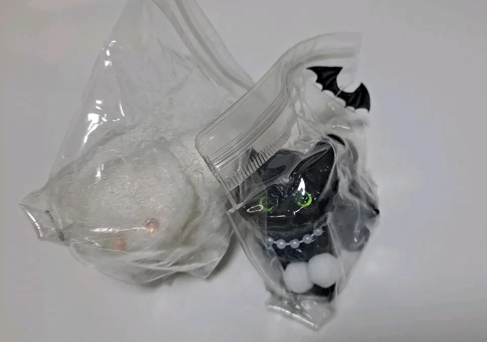 고양이 말랑이   하얀색 검정색 2종 일괄판매