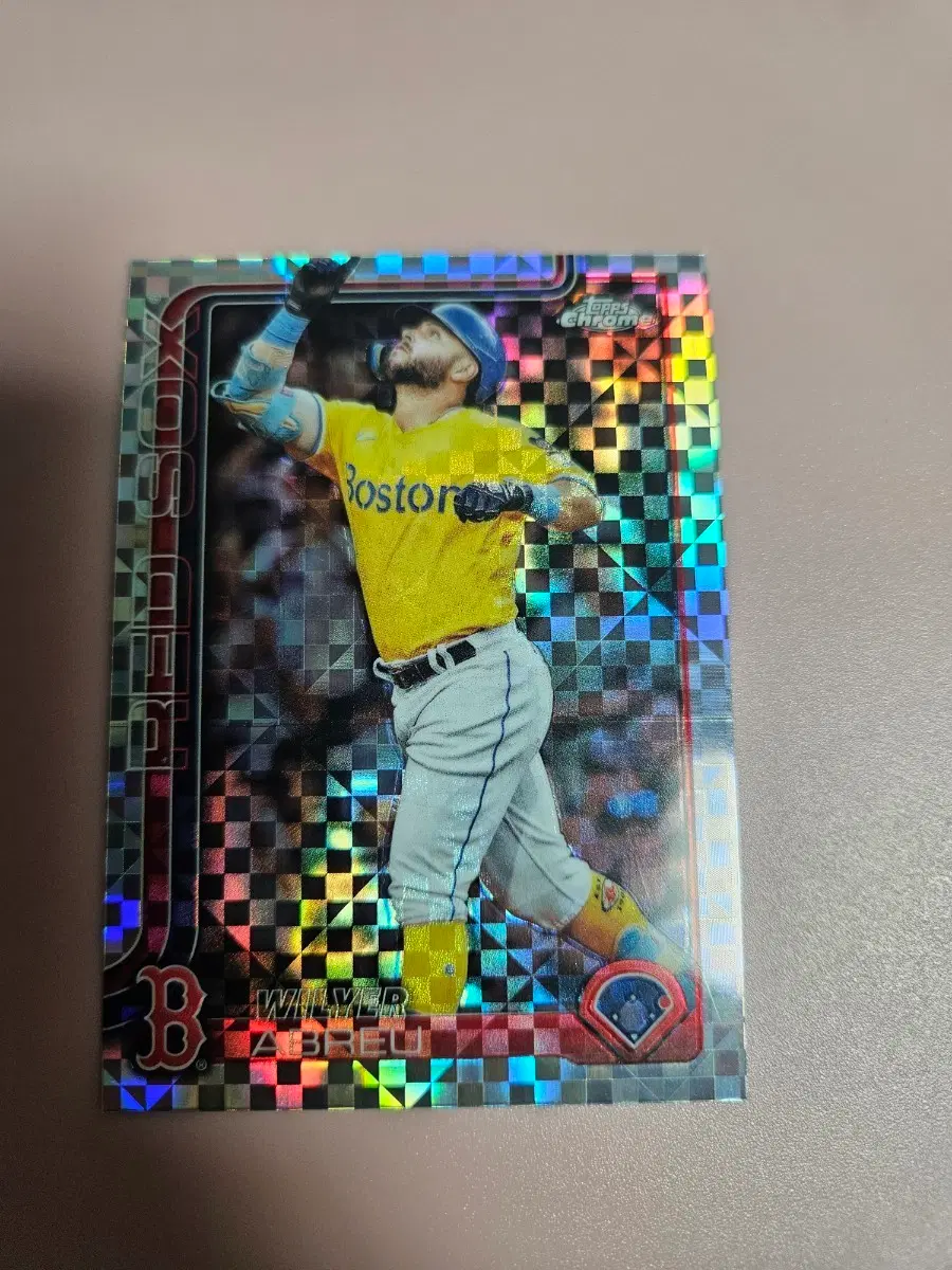 보스턴)윌리어 아브레우 2026 Topps Chrome 리플렉터