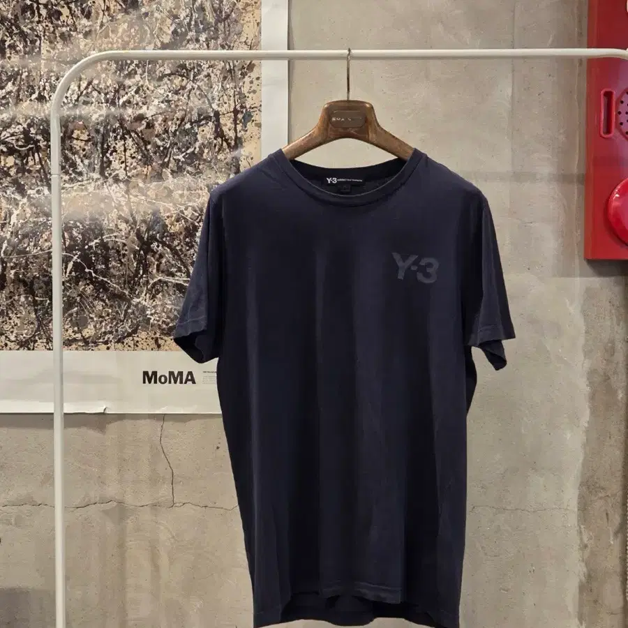 요지 야마모토 Y-3 크루넥 반팔티셔츠 남성100