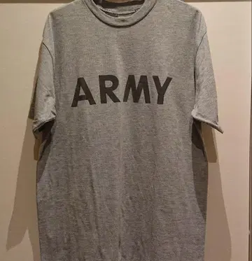 ARMY 로고 T셔츠 그레이