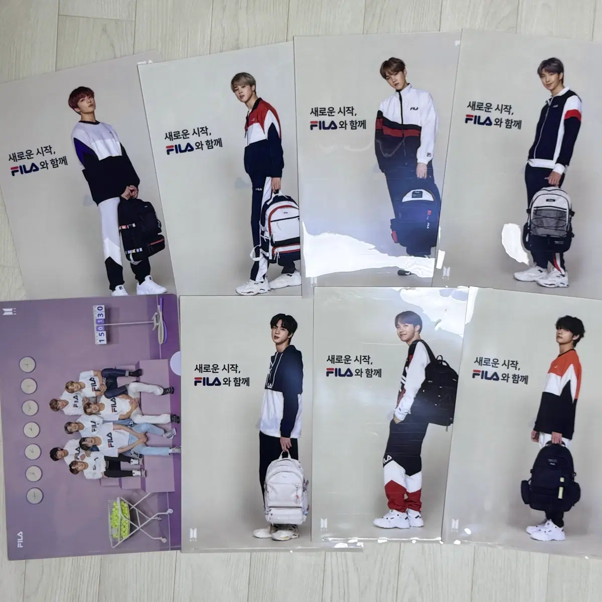 BTS 방탄 FILA 휠라 바인더 풀세트 양도