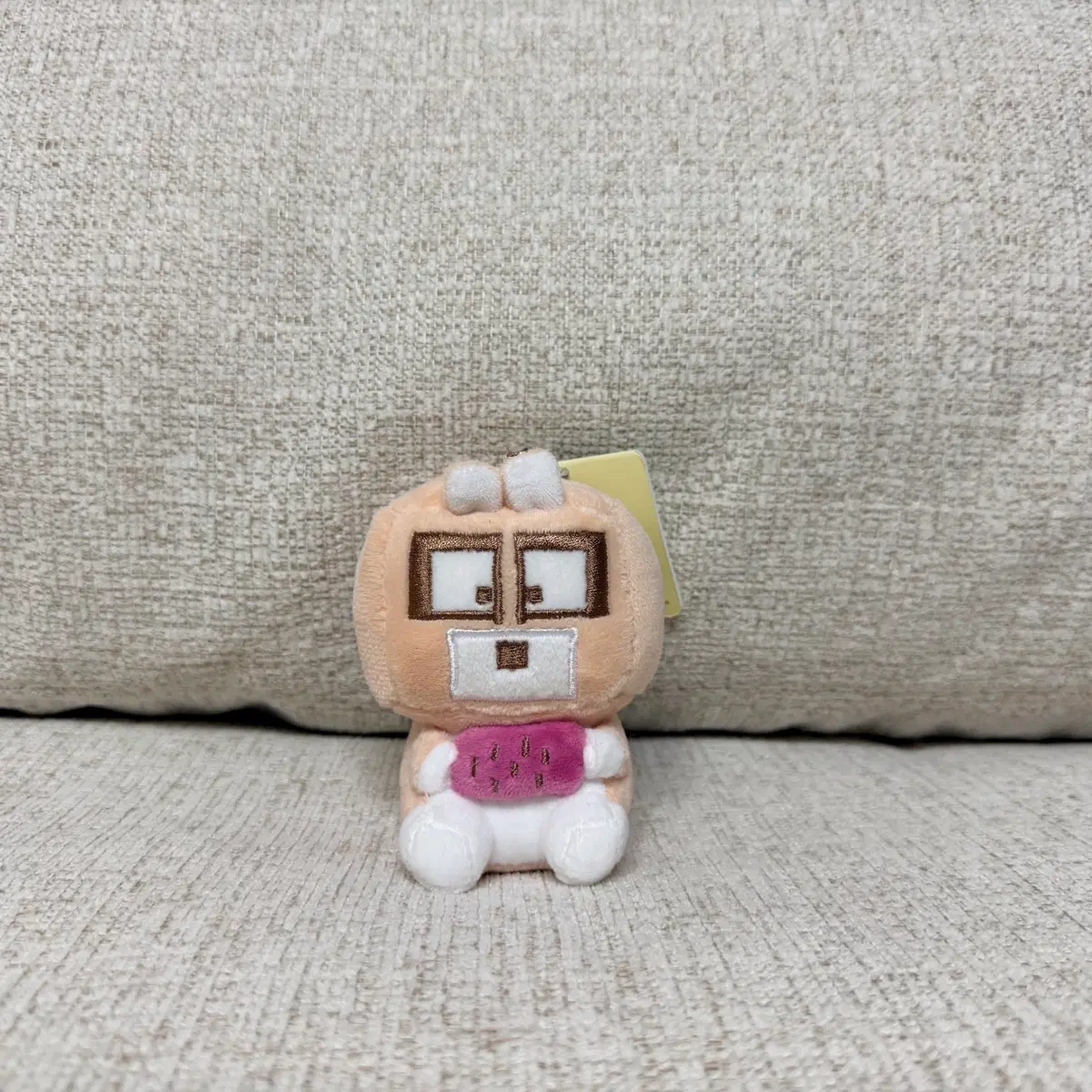 정품 보노보노 너부리 픽셀 가방걸이 키링 인형