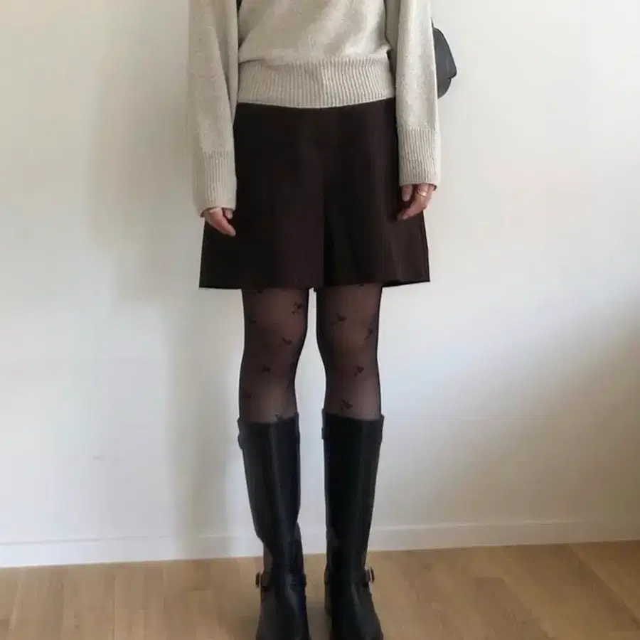 [새상품] 더버터크림 울팬츠 S
