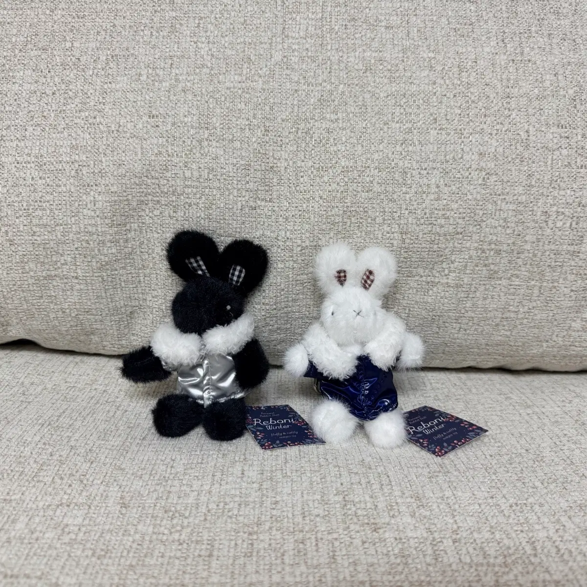 정품 레보니 겨울 8cm 키링 인형