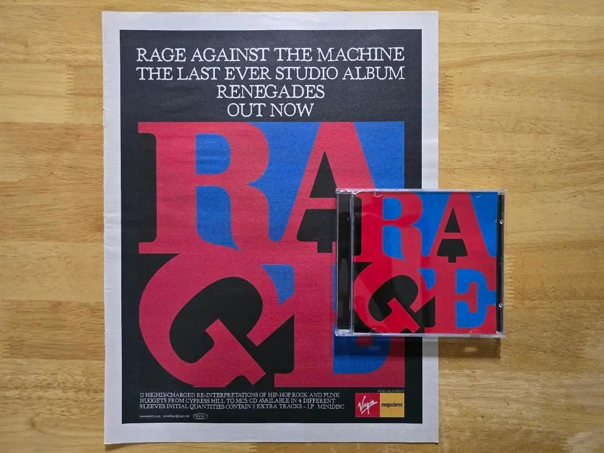 CD 음반 Rage Against The Machine 레이지 어게인스트 더 머신 - Renegade