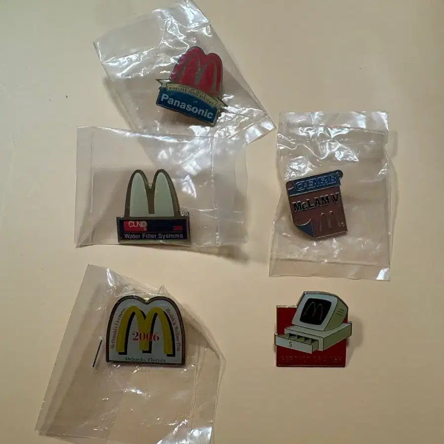 1970s ~2006 McDonald VINTAGE CREW PIN COLLECTION