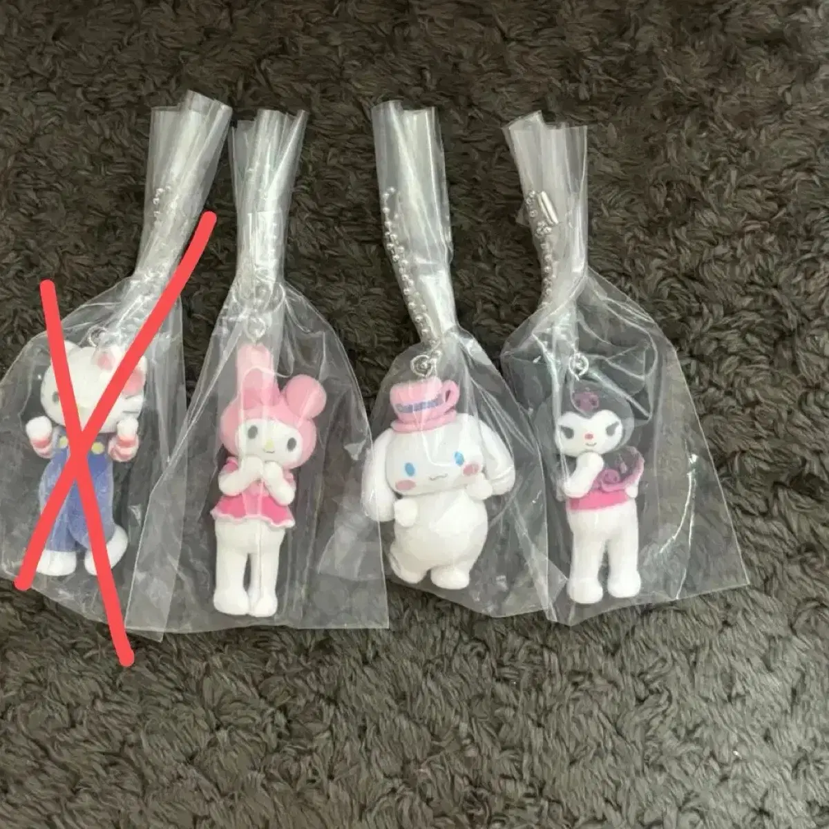 산리오 롱다리 플로키 퓨로랜드 가챠 키티 쿠로미 마이멜로디 시나모롤