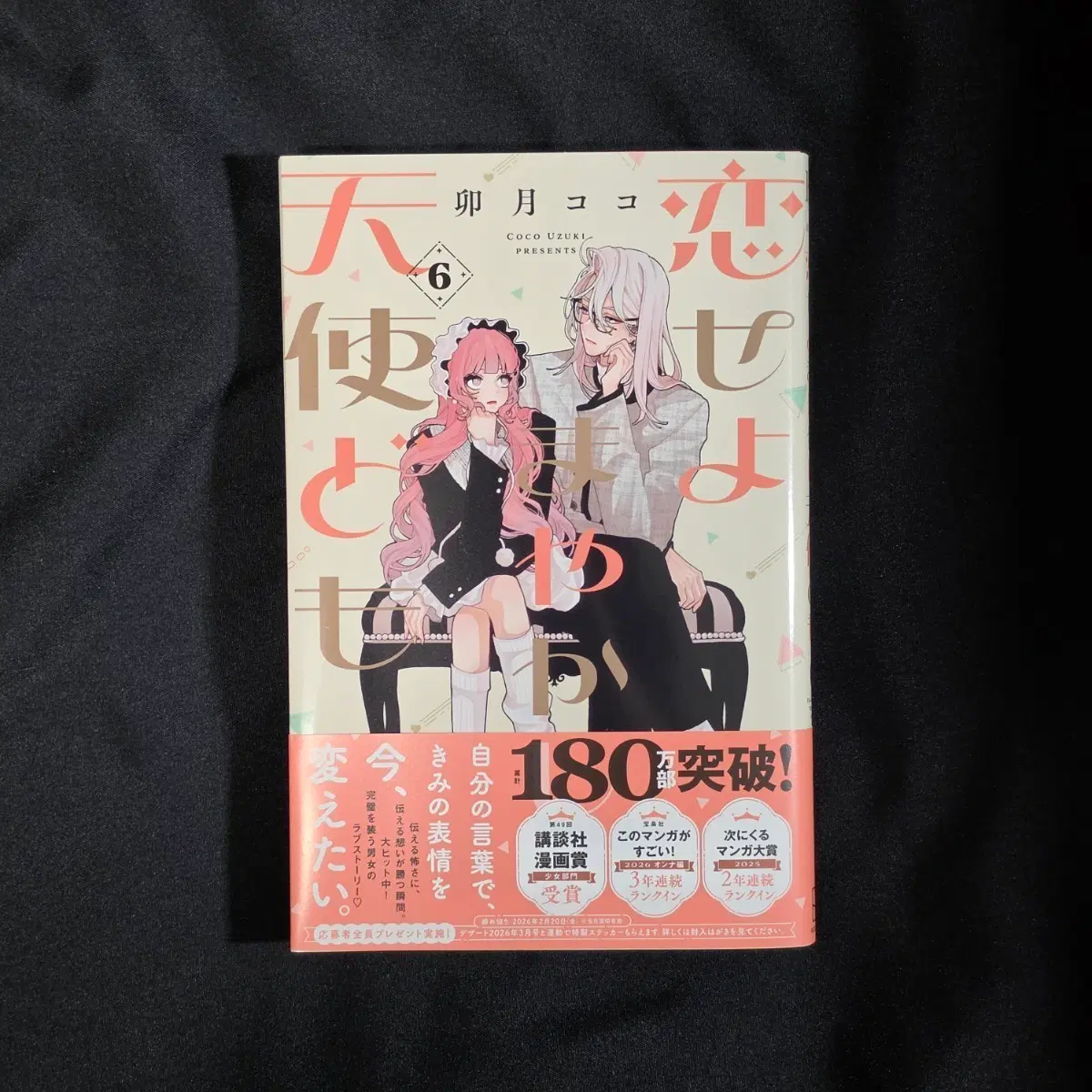 사랑하라 거짓된 천사들이여 원서 초판 6권 사거천 순정만화 만화책