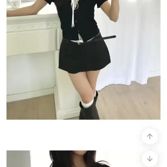 레이스 일체형 가디건 에이블리 블랙