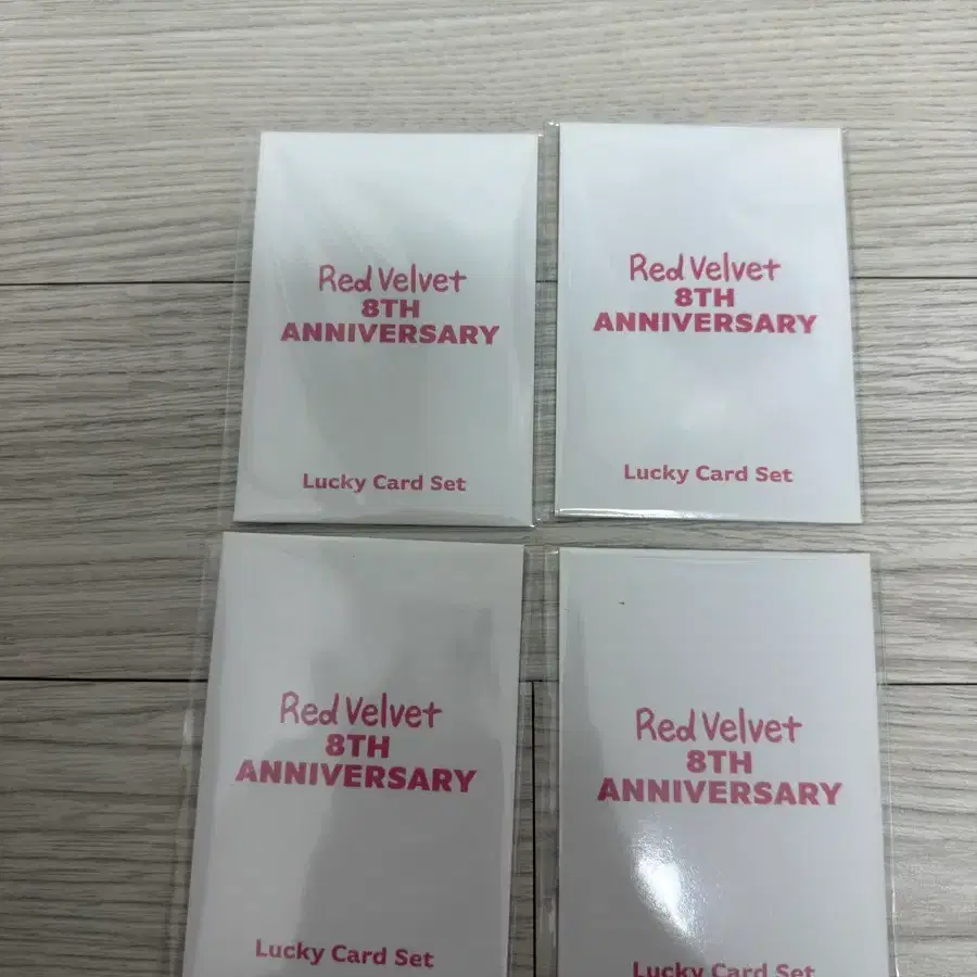 레드벨벳 8주년 럭키카드