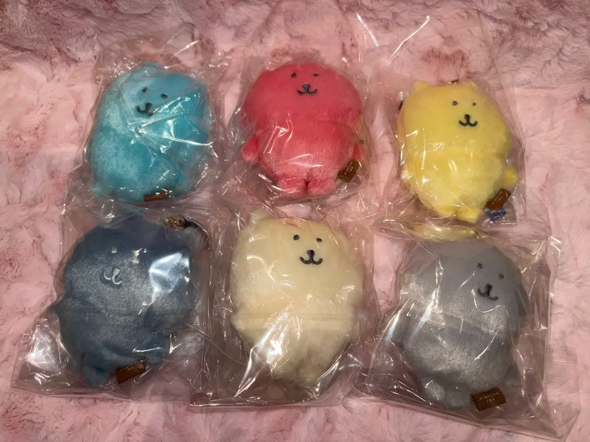 [미개봉] 나가노마켓 농담곰 대만 한국 한정 컬러곰 마스코트 인형 키링