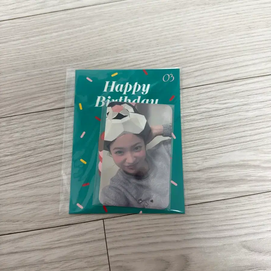 레드벨벳 예리 2023 생일카드 생일 포토카드