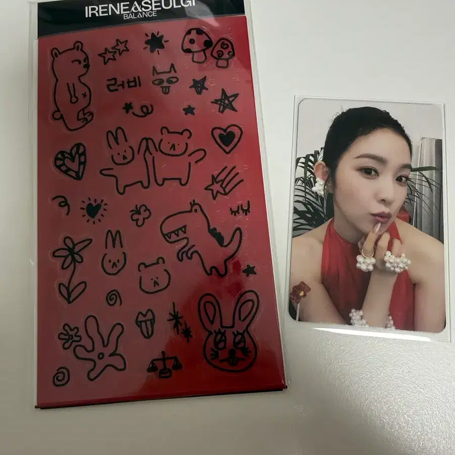 레드벨벳 아이린&슬기 아슬 밸런스 콘서트 데코 스티커