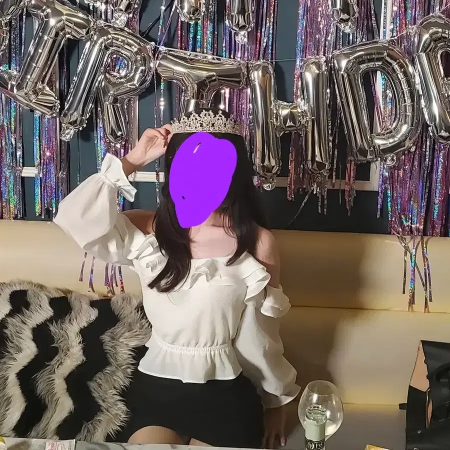 h&m 흰 오프숄더