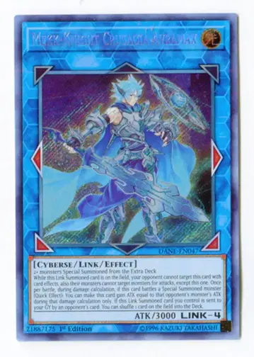 코나미 링크 [빛] DANE-EN047 MEKK-KNIGHT CRUSADIA AVRAMAX(1st EDITION) 시크릿