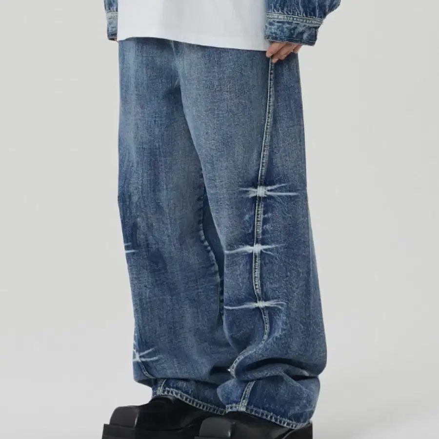 메종미네드 PINCH WIND DENIM PANTS 데님 팬츠 청바지 48