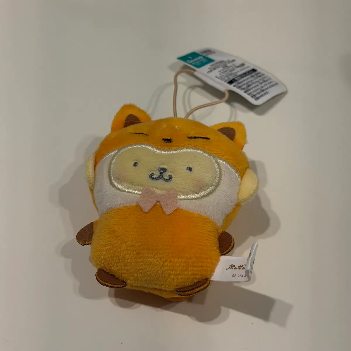정품 폼폼푸린 한정판 여우 키링 인형