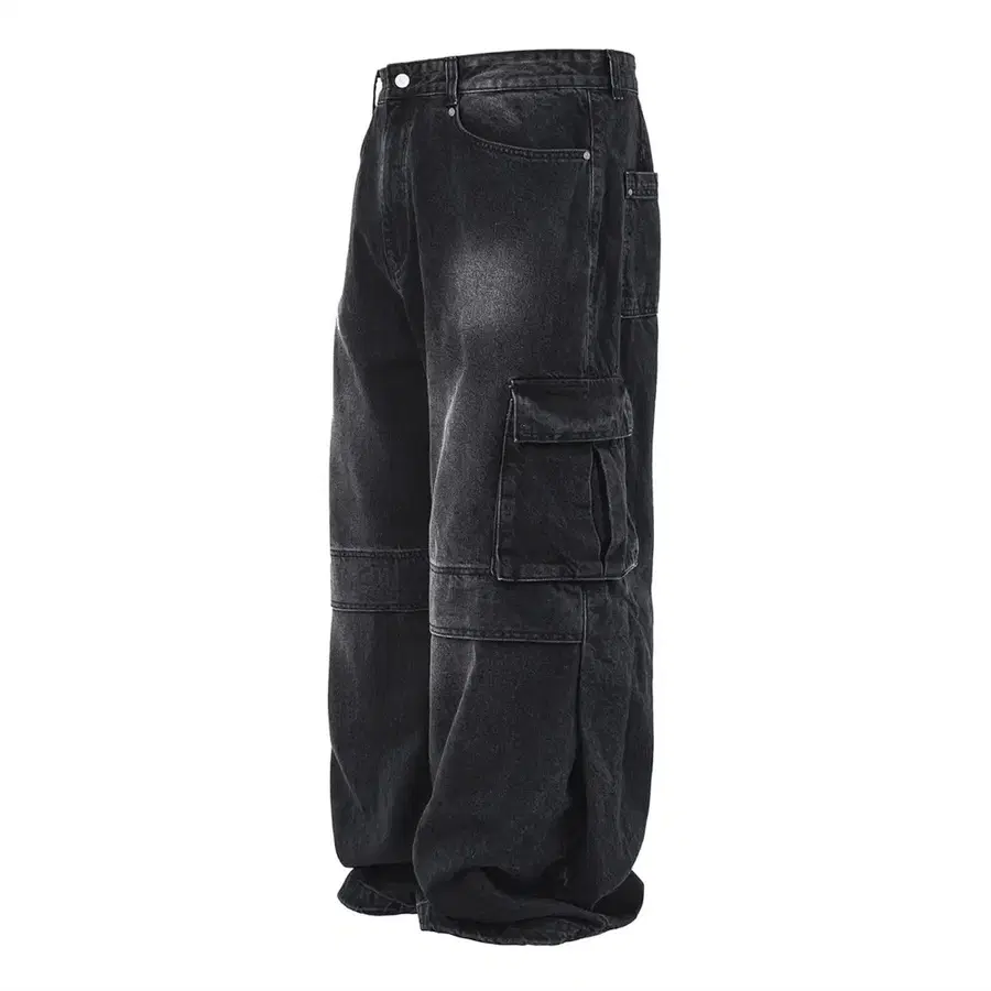 히든비하인드 SIDE CUT DENIM CARGO 카고 팬츠 바지 M & L