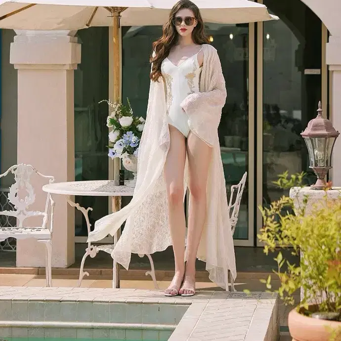 그레이스유(grace u) Allebo long cardigan(cream, free)