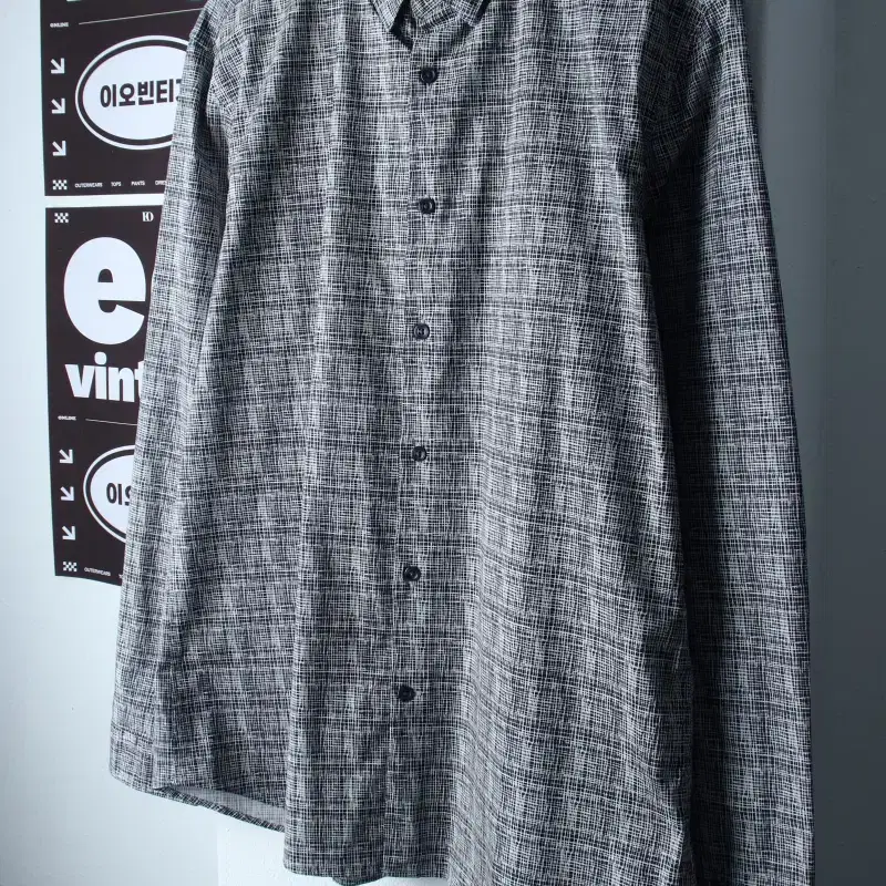 (2XL) 지오지아 셔츠 남방 빅사이즈 패턴 블랙 아메카지-H36893