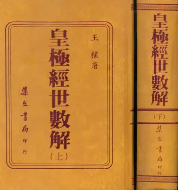 왕식 황극경세수해 상하의 완비