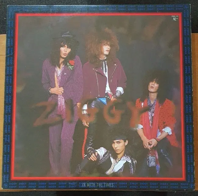 ZIGGY 지기 인 위드 더 타임 LP 일본반
