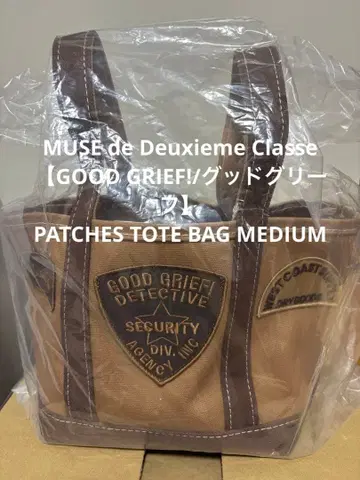 미개봉 MUSE [ GOOD GRIEF! ] PATCHES TOTE BAG