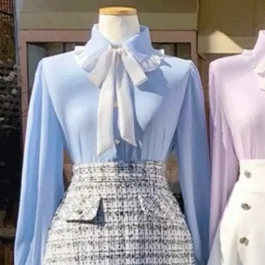 썸데이즈 소라 리본 블라우스 새상품 양산형 지뢰계 홍대 에이블리 지그재그