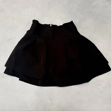 미셸 마카롱 미니 스커트 블랙 슬림 레그가 되는 스커트