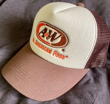 에이앤더블유 A&W 메쉬 캡 브라운 새상품 최저가