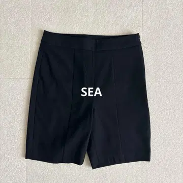 SEA 무릎 위 숏팬츠 하프 팬츠 블랙 00