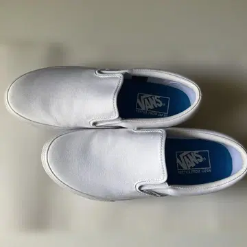 VANS 슬립온 화이트 TEXTILE FROM JAPAN
