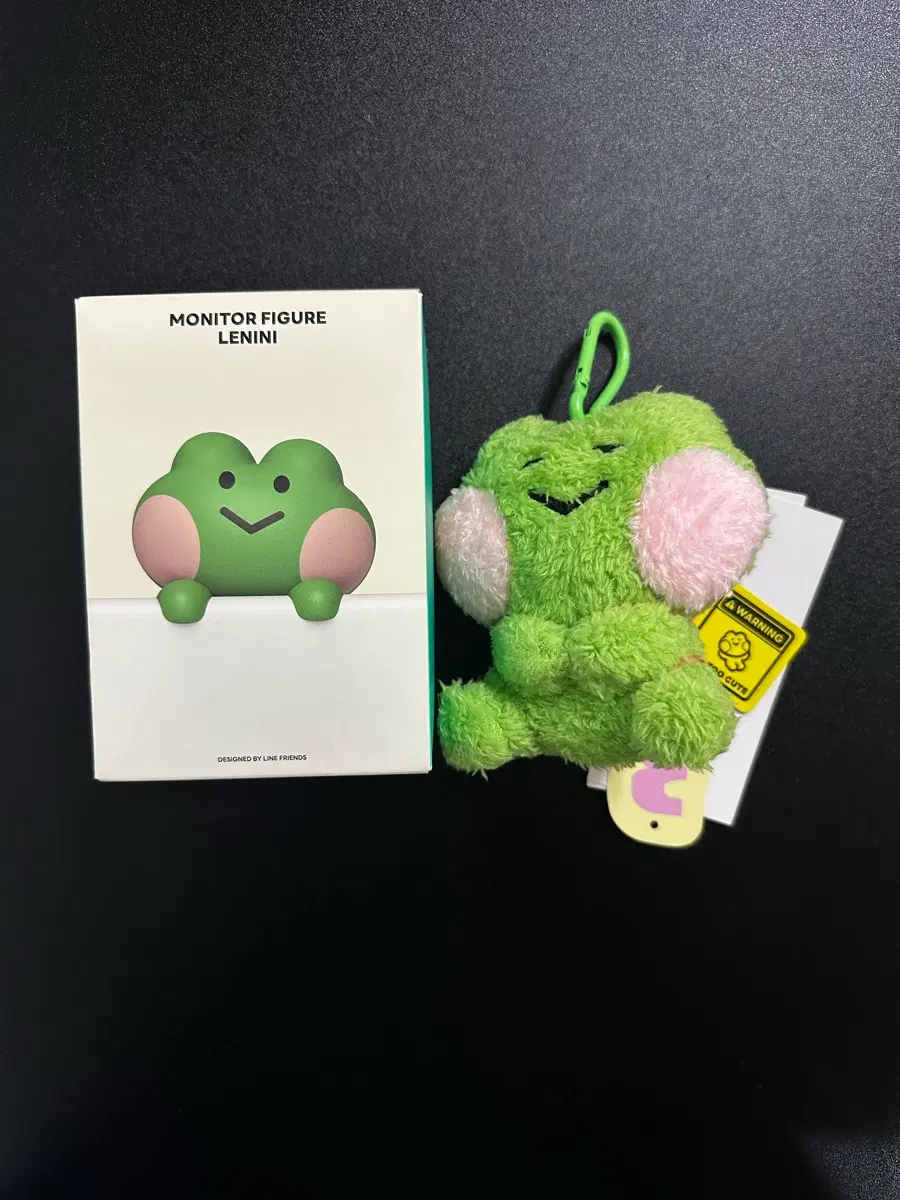 라인프렌즈 레니니 모니터 피규어 인형키링 2종 renini minini